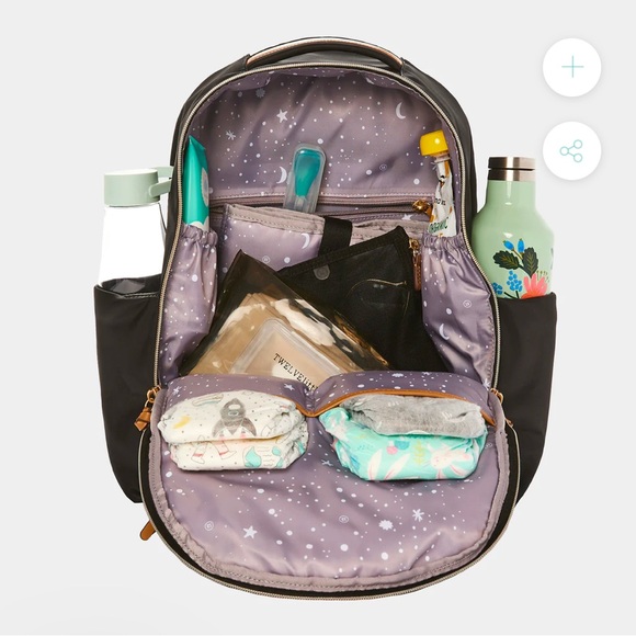 Twelve Little MIDI-GO DIAPER BAG BACKPACK IN BLUSH CAMO - Picture 13 of 14